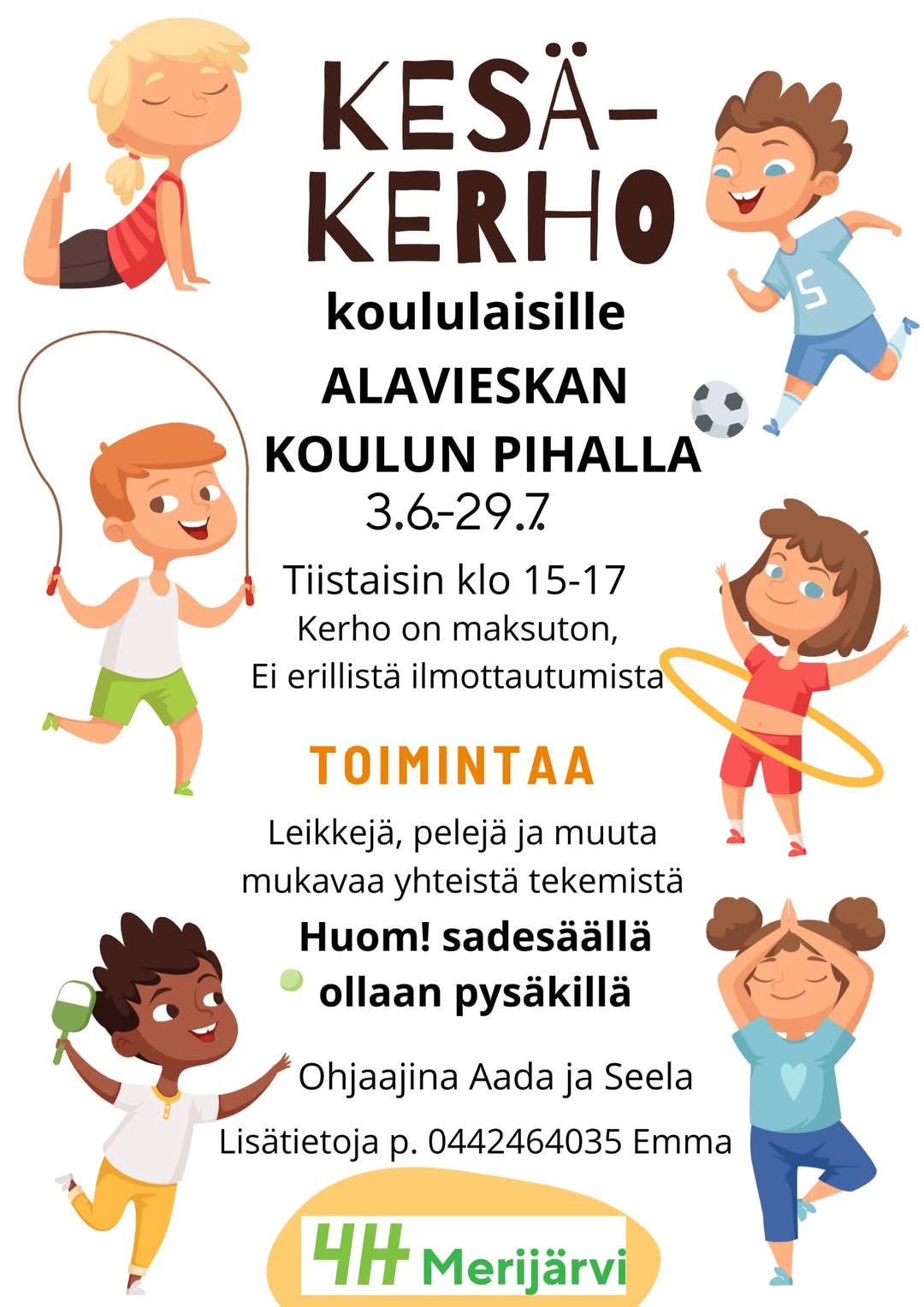 Kesäkerho koululaisille