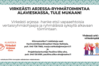 Virkeästi arjessa -hankkeen esite