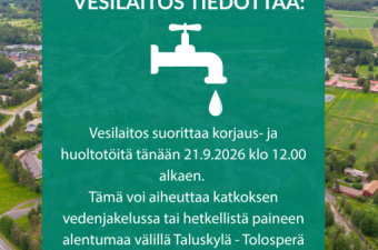 Vesilaitos tiedottaa