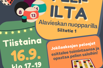 Peli-ilta syyskuu 2025