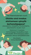 Kerhonohjaajan rekrytointi 4H