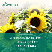 Kesäkauden sulkuaika