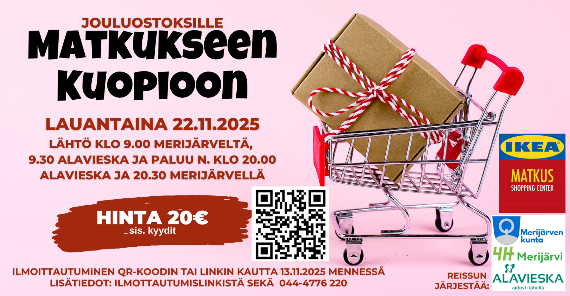 Jouluostoksille Kuopioon