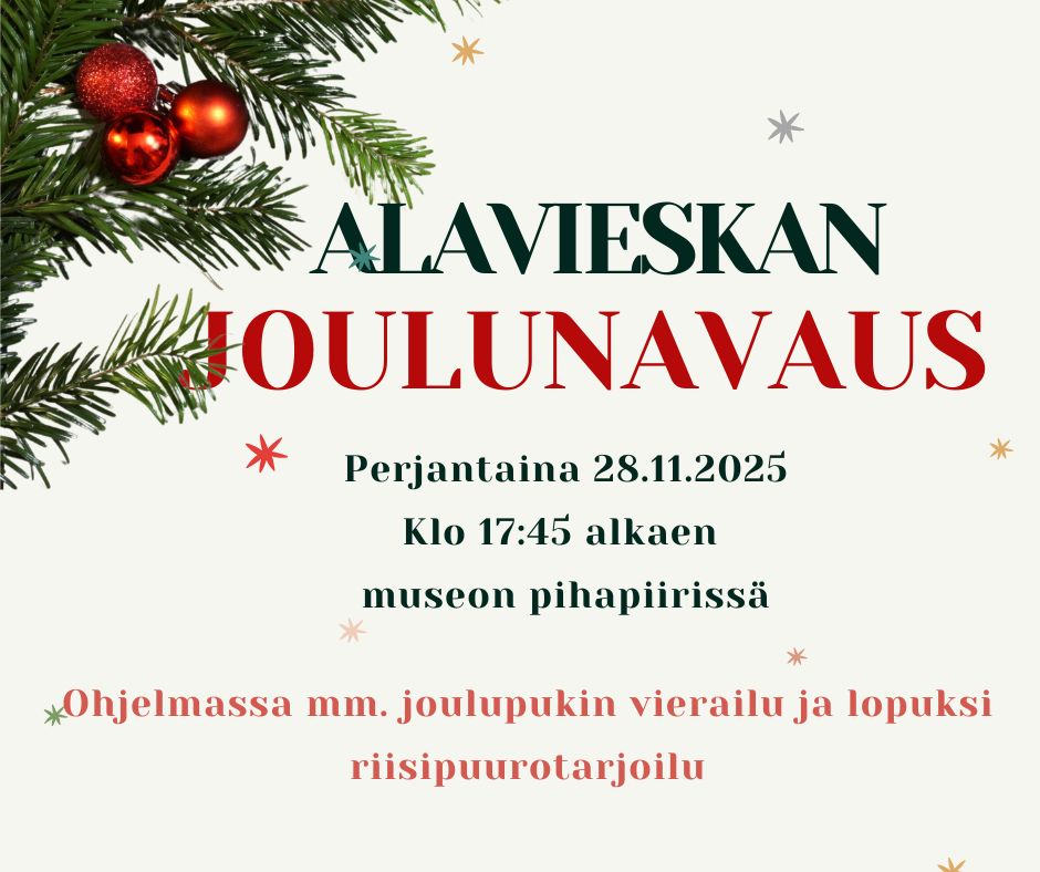 Alavieskan Joulunavaus