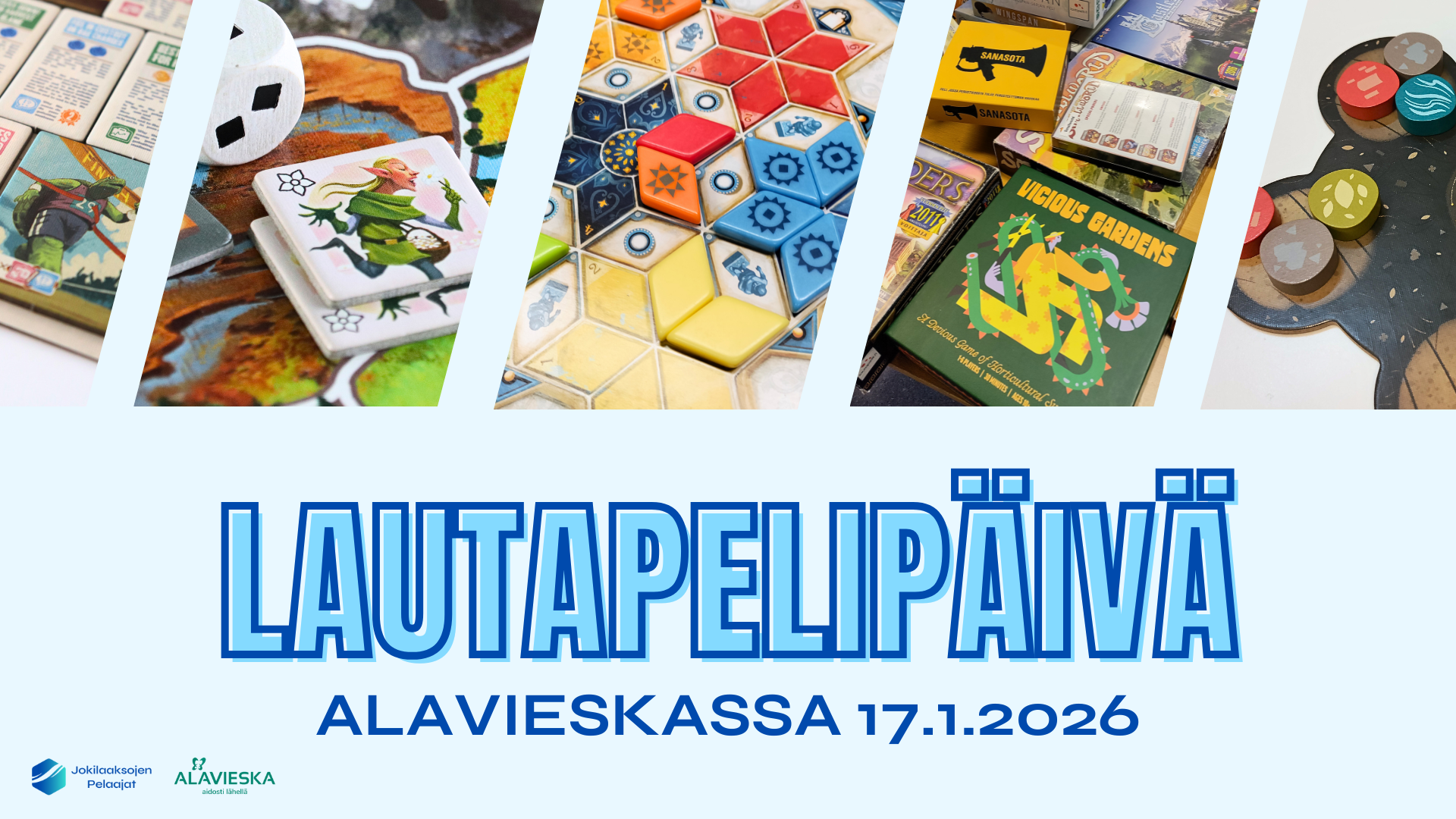 Lautapelipäivä Alavieskassa 17.1.2026.