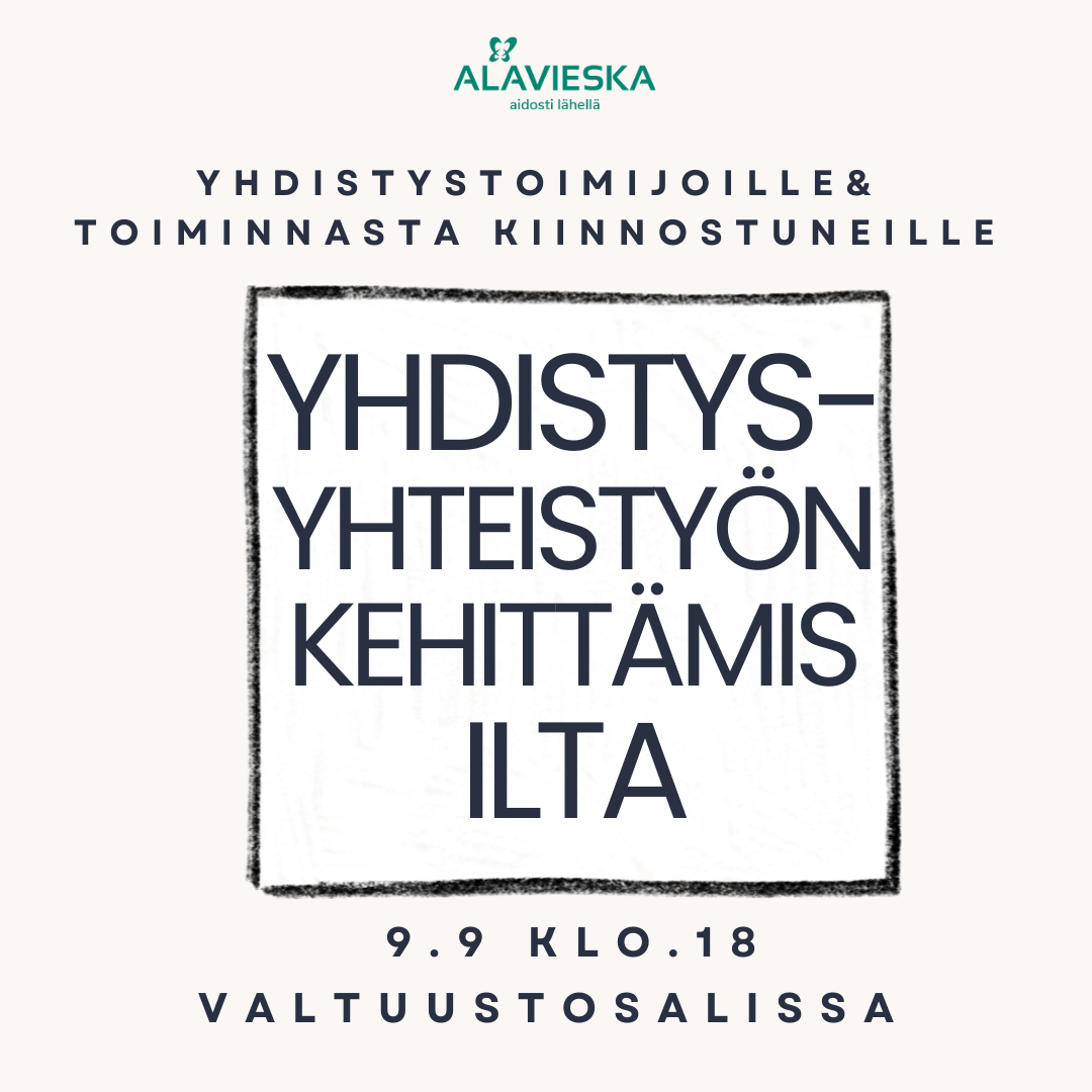 Yhdistysyhteistyön kehittämisillan mainoskuva
